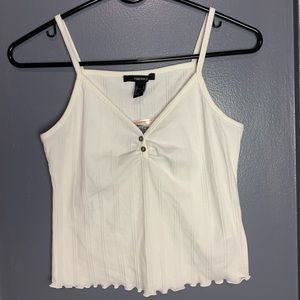 NEW Forever 21 ribbed button tank